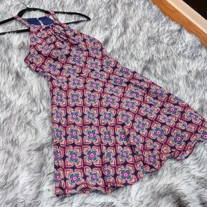 Express Multicolor Patterned Mini Dress